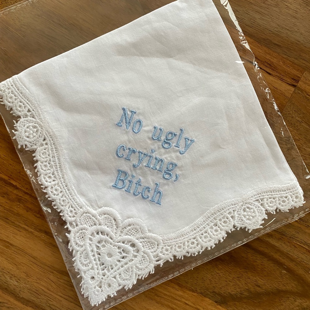 No ugly crying bitch tissue